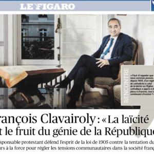 François Clavairoly - Interview dans le Figaro du 11 mai 2021