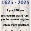 400ème anniversaire du siège du Mas d&rsquo;Azil